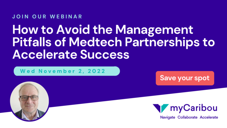 Register for: How to Avoid the Management Pitfalls of Medtech Partnerships to Accelerate Success on Nov 2