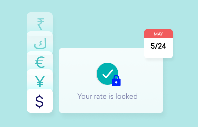 Your rate is locked - garphic